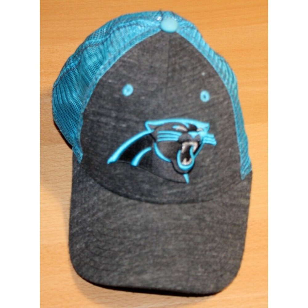 NFL Carolina Panthers Snapback Trucker Hat Cap Womens One Size New Era 9Forty